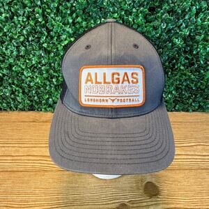 Texas Longhorns All Gas No Brakes Longhorn Football Snapback Hat Cap OSFA